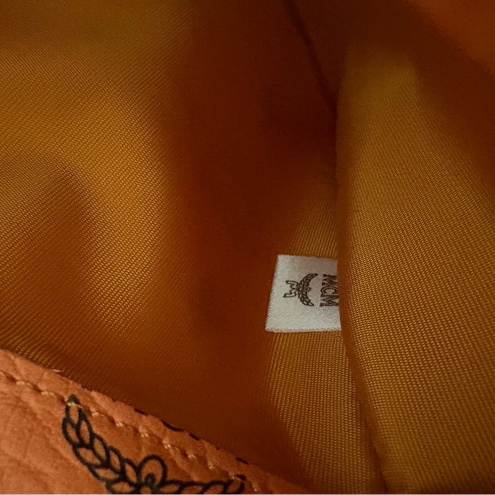 MCM Cognac Envelope Clutch - Picture 4 of 5